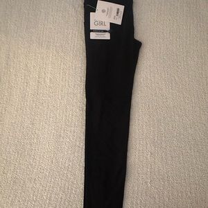 Athleta girl High Rise Stash Your Treasure Tights: color black; size XL/14; New